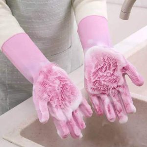 Reusable Multipurpose Magic Silicone Cleaning Gloves