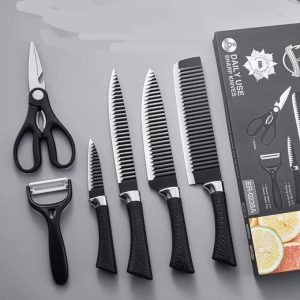 ZEPTER 6Pcs Stainless Steel Premium Kitchen Knife Set