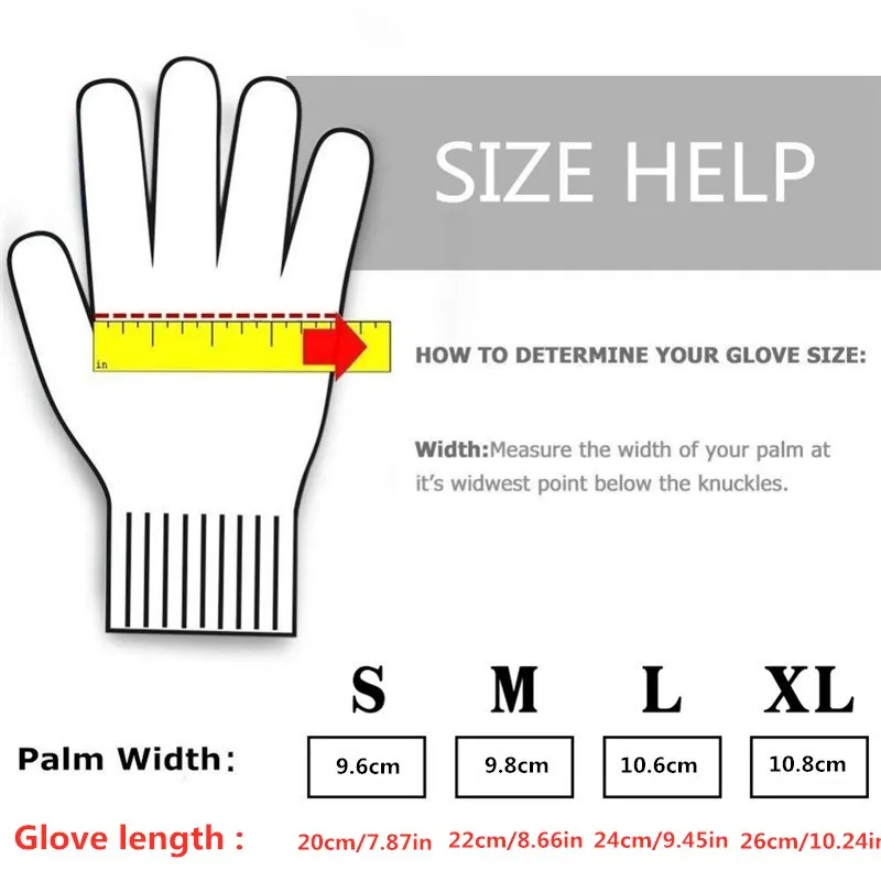 Level 5 Cut-Resistant Metal Wire Safety Glove – Stab-Proof Kitchen, Butcher & Gardening Protective Glove - Image 7