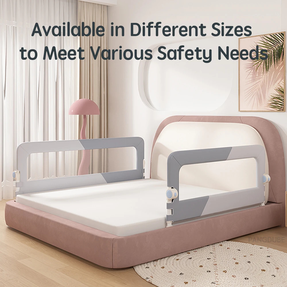 PANGDUBE Bed Rail Guard for Kids – Baby Safety Bed Protector & Sleeping Barrier - Image 7