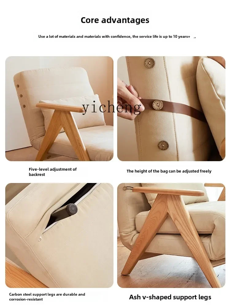 TQH Foldable Sofa Bed – Multi-Functional Single Sofa for Living Room, Small Apartments, and Dual-Purpose Use - Image 7